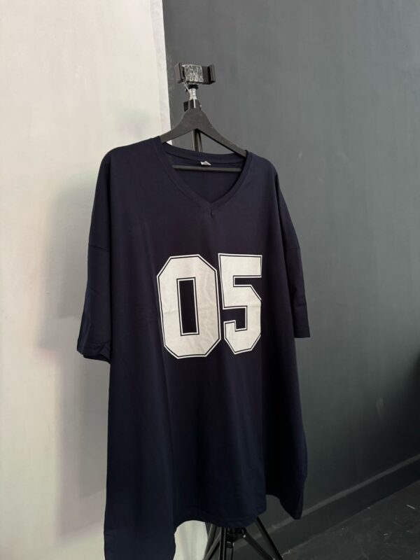 05 Baskılı Oversize 100% Pamuk T-shirt