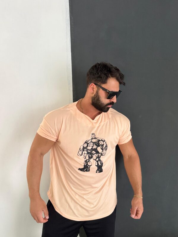 Hulk Baskılı Kollar Dar Hafif T-SHİRT - Görsel 2