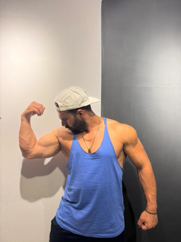 İnce İpli Spor Atlet DİKKAT KASLI GÖSTERİR MAVİ