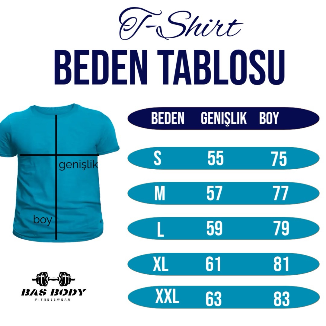 Bas Body Baskılı Dar Kol Kırmızı Spor Tişört - Görsel 6