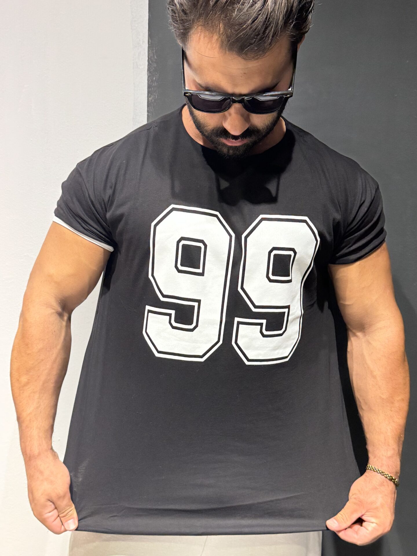 99 Baskılı Dar Kol Oversize Tişört Basmak İçin Yapıldı💪 - Görsel 4