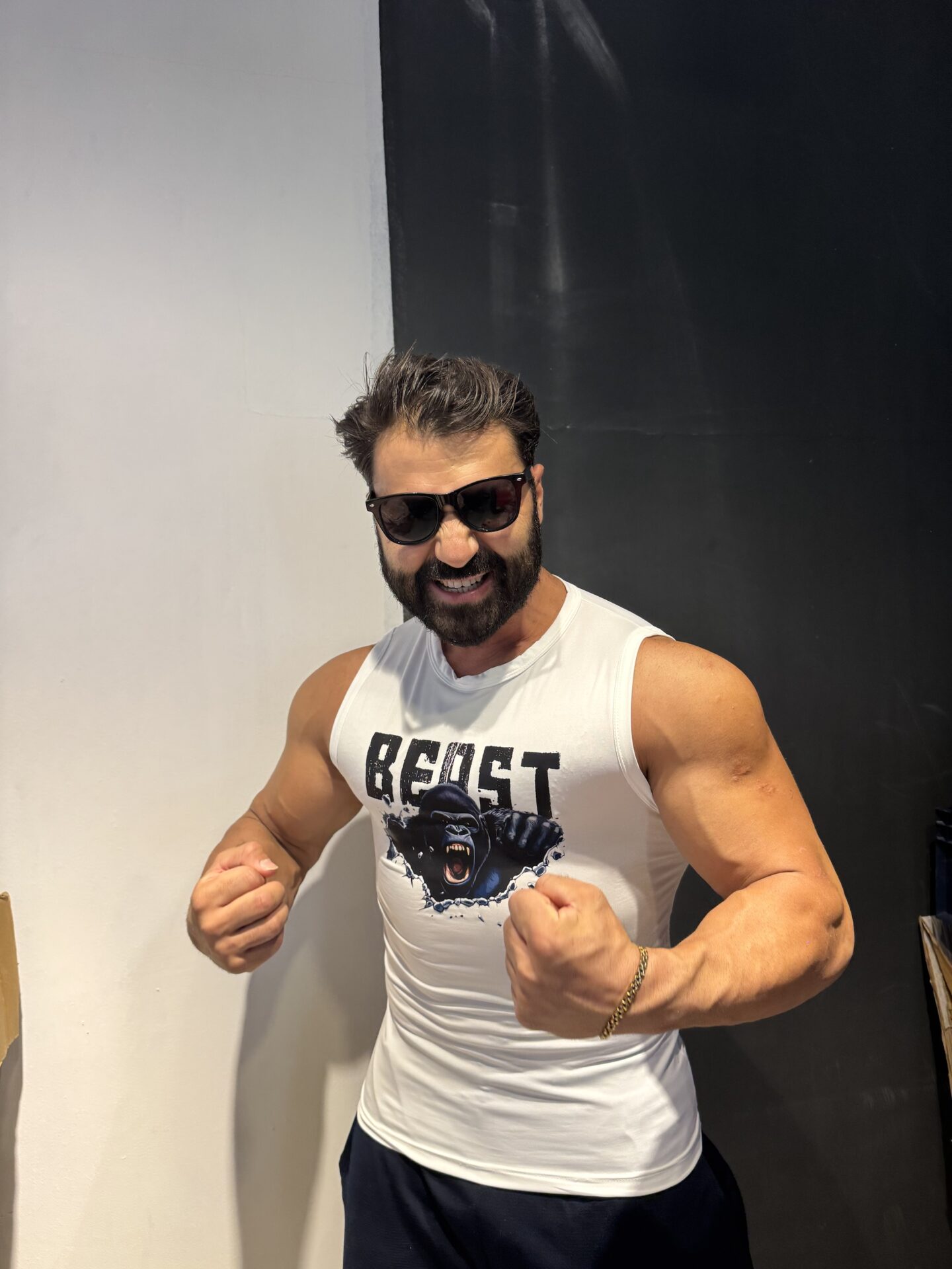 Beast Beyaz Compression Spor Atlet Dikkat Gaza Getirir 😉💪 - Görsel 3