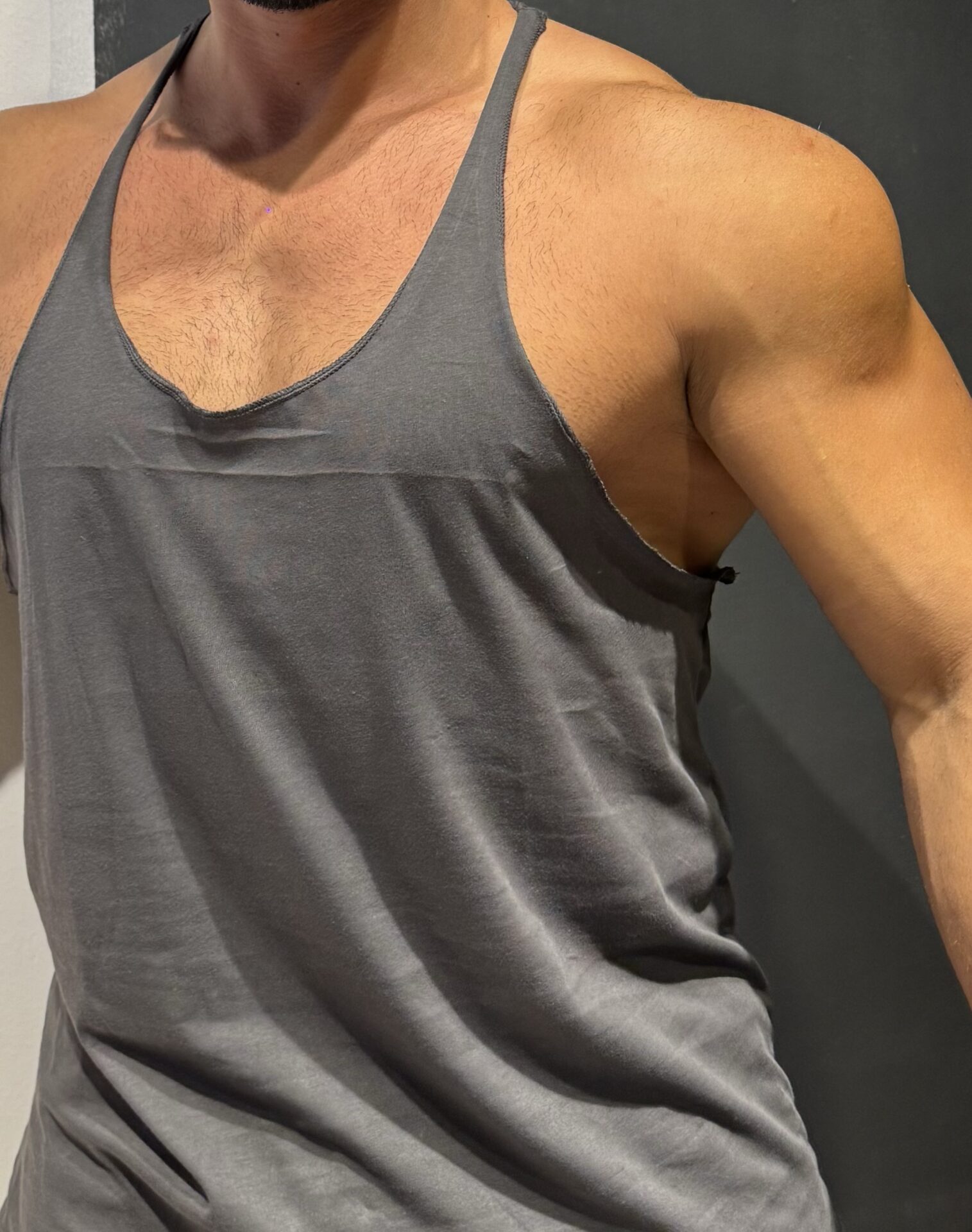 İnce İpli Füme Rambo Atlet Dikkat Kaslı Gösterir - Görsel 6