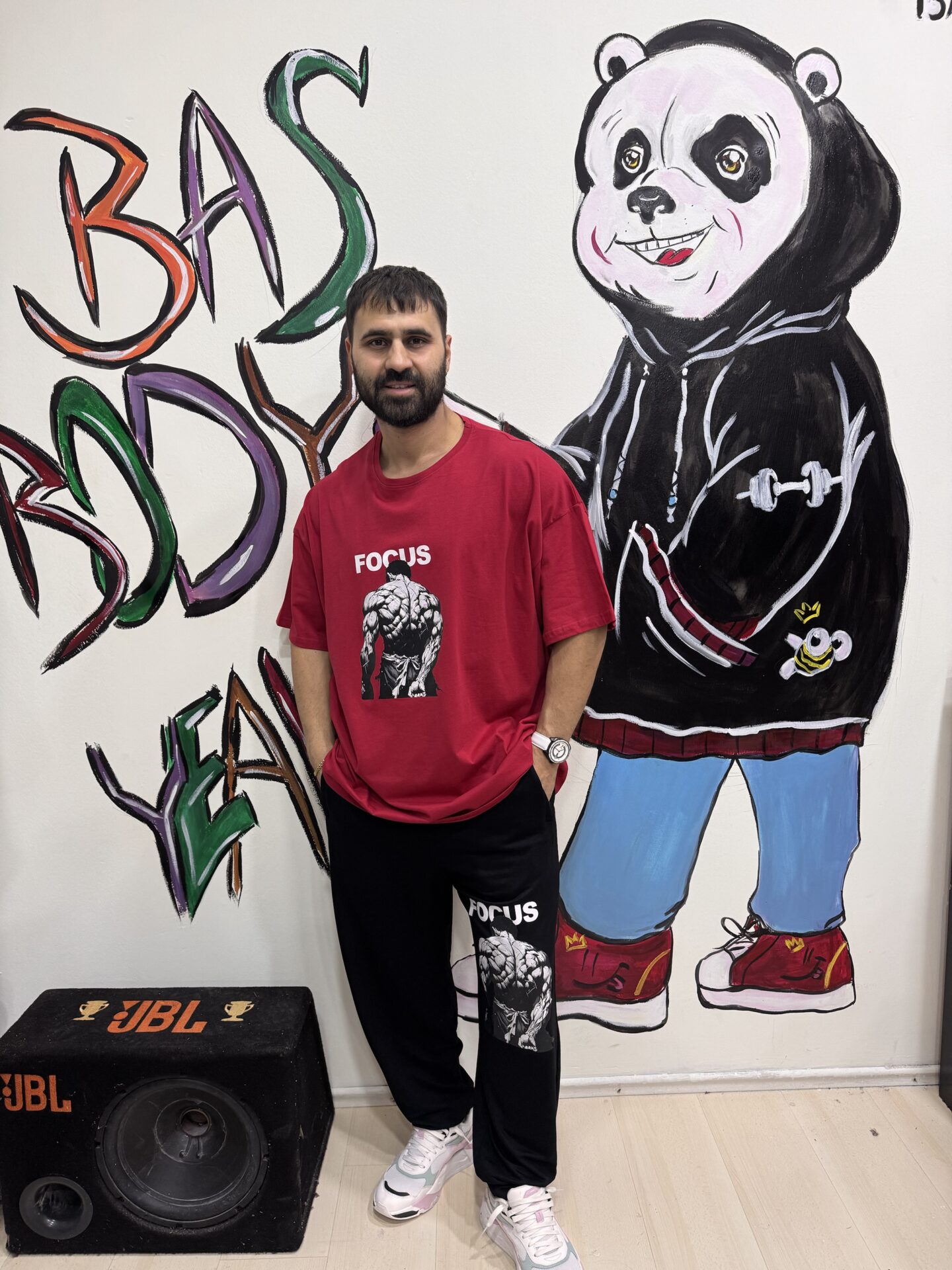 Focus Baskılı Motivasyonu Yüksek Siyah Esnek Çift Derin Cepli Siyah Eşofman Alt - Görsel 5