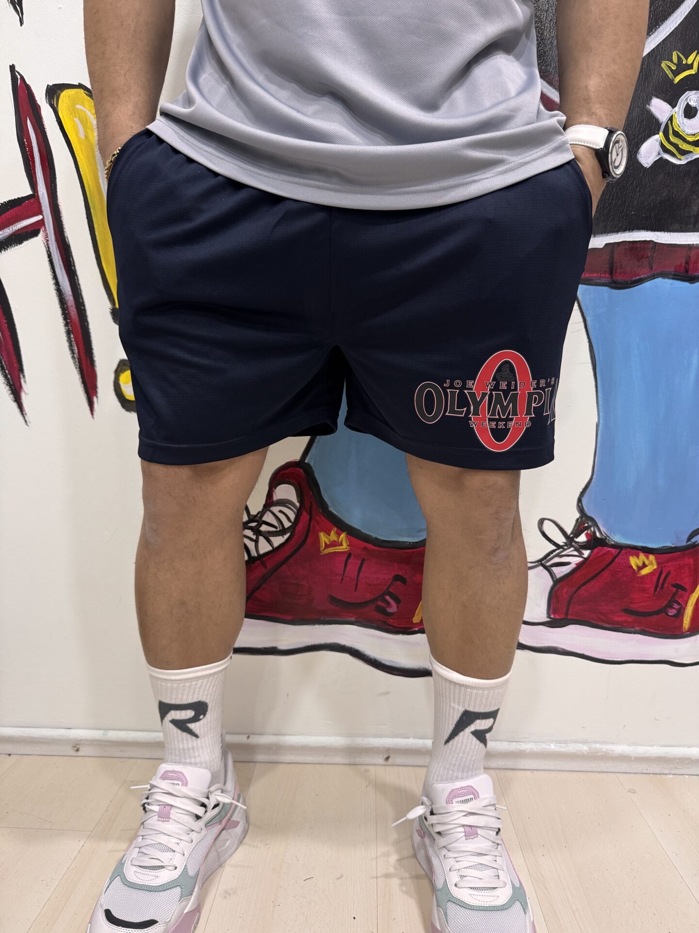 Lacivert Olympia Fitness Spor Şort - Görsel 3