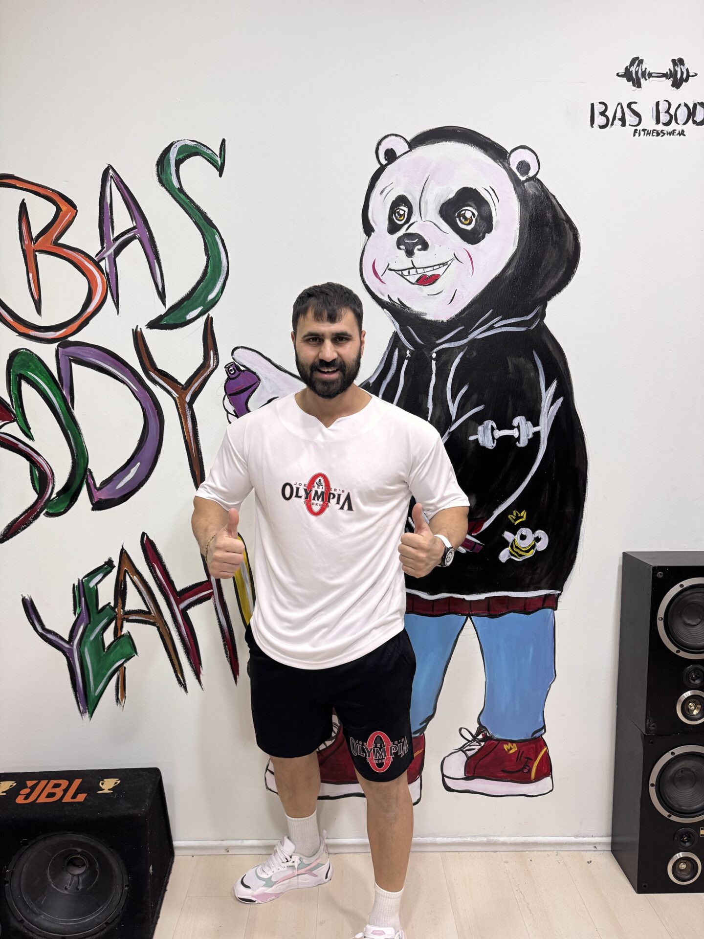 Olympia Baskılı Beyaz Relaxx Model Delikli Tişört - Görsel 5