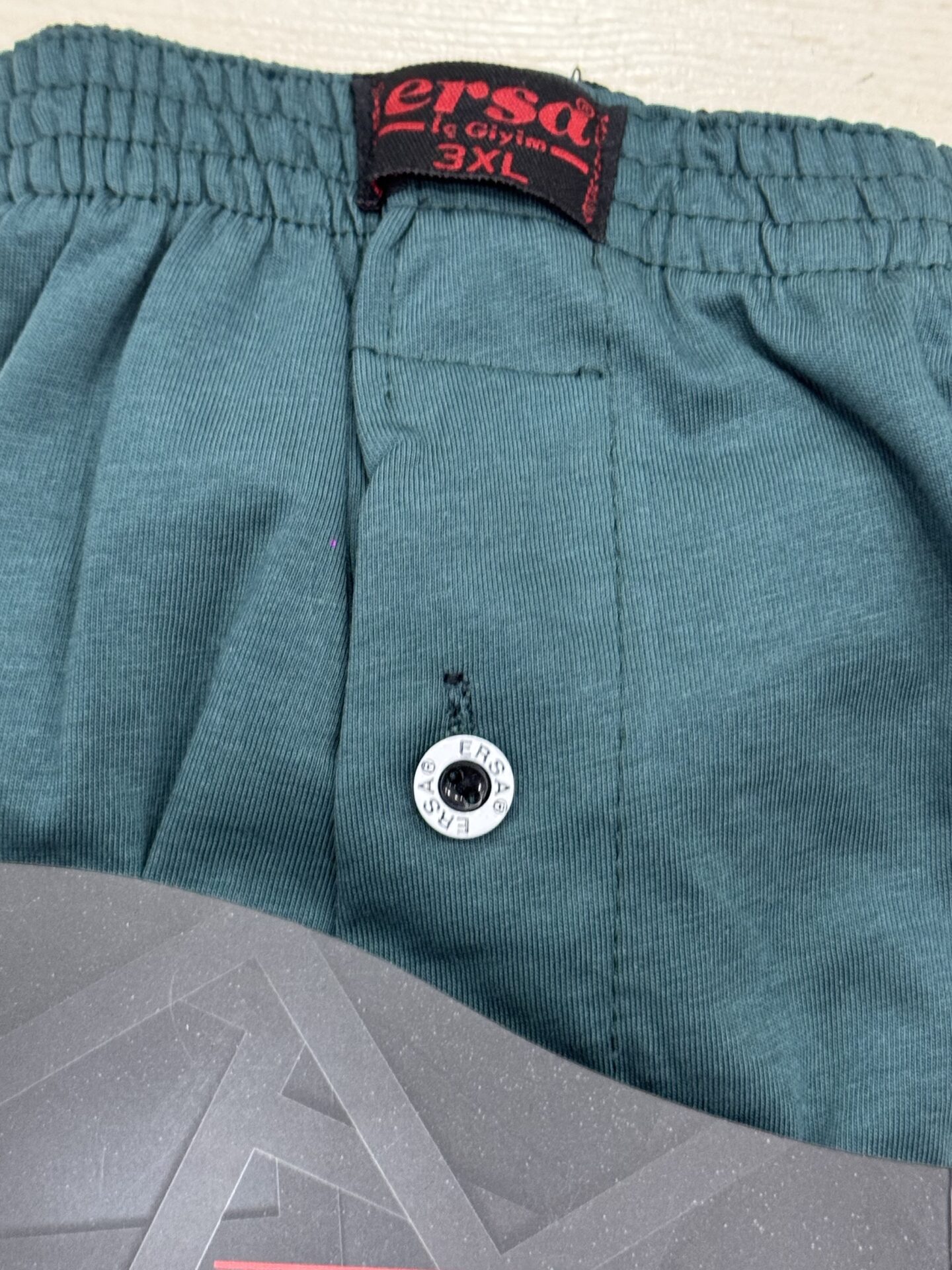 Battal Büyük Beden Havlu Bel Yeşil Boxer - Görsel 4