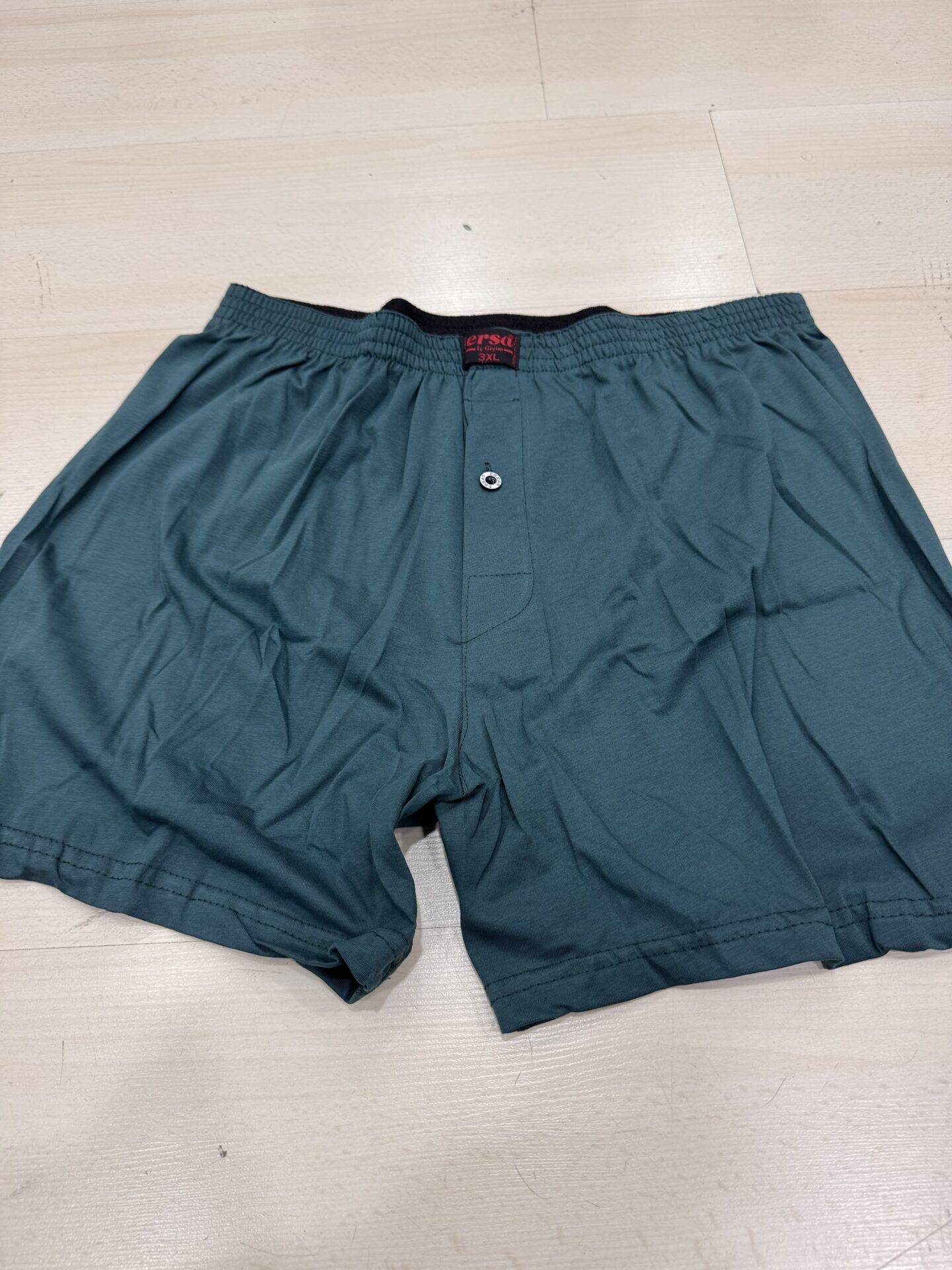 Battal Büyük Beden Havlu Bel Yeşil Boxer - Görsel 3