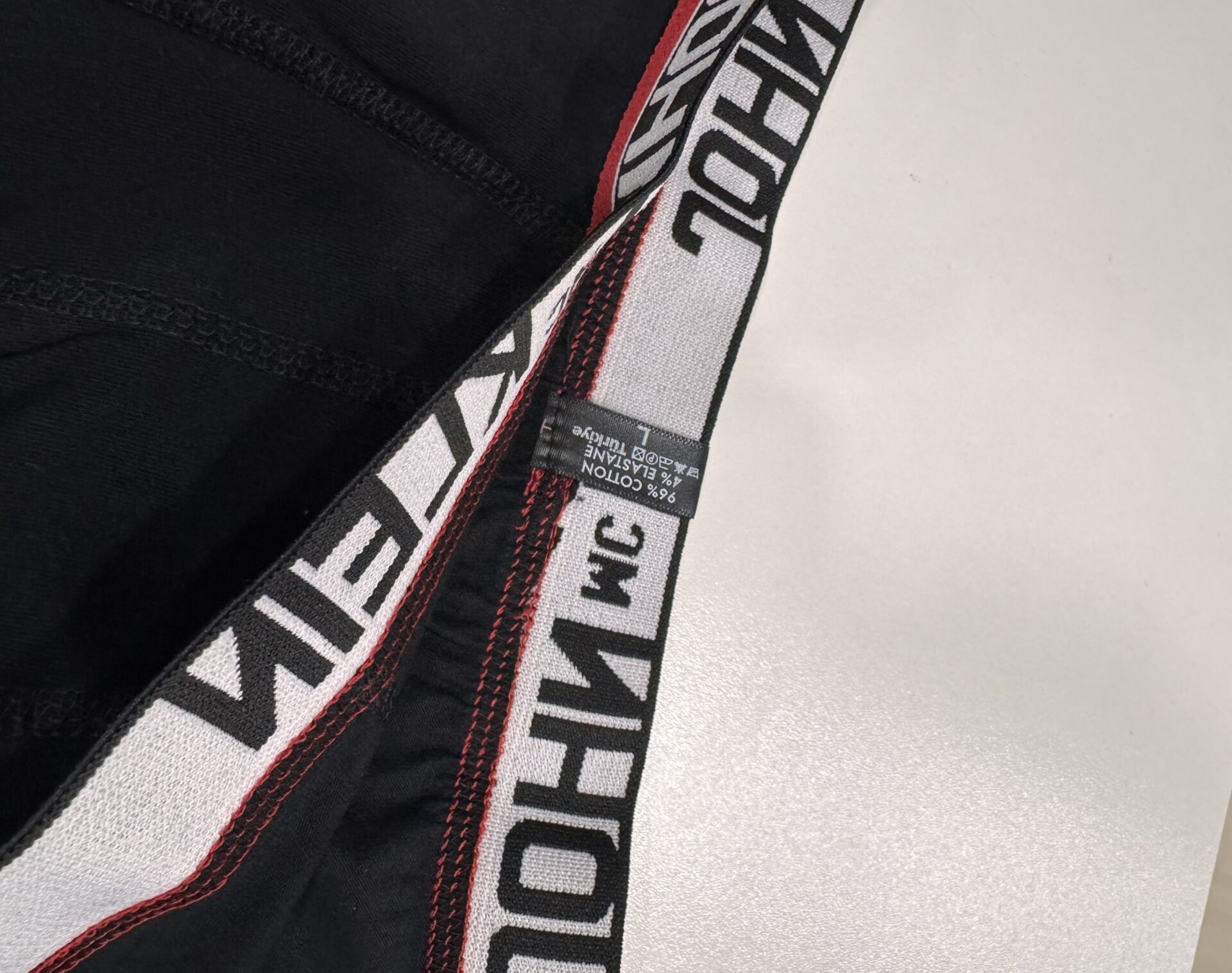 Siyah Düz Baskısız Modal/Pamuk Boxer Esnek - Görsel 2