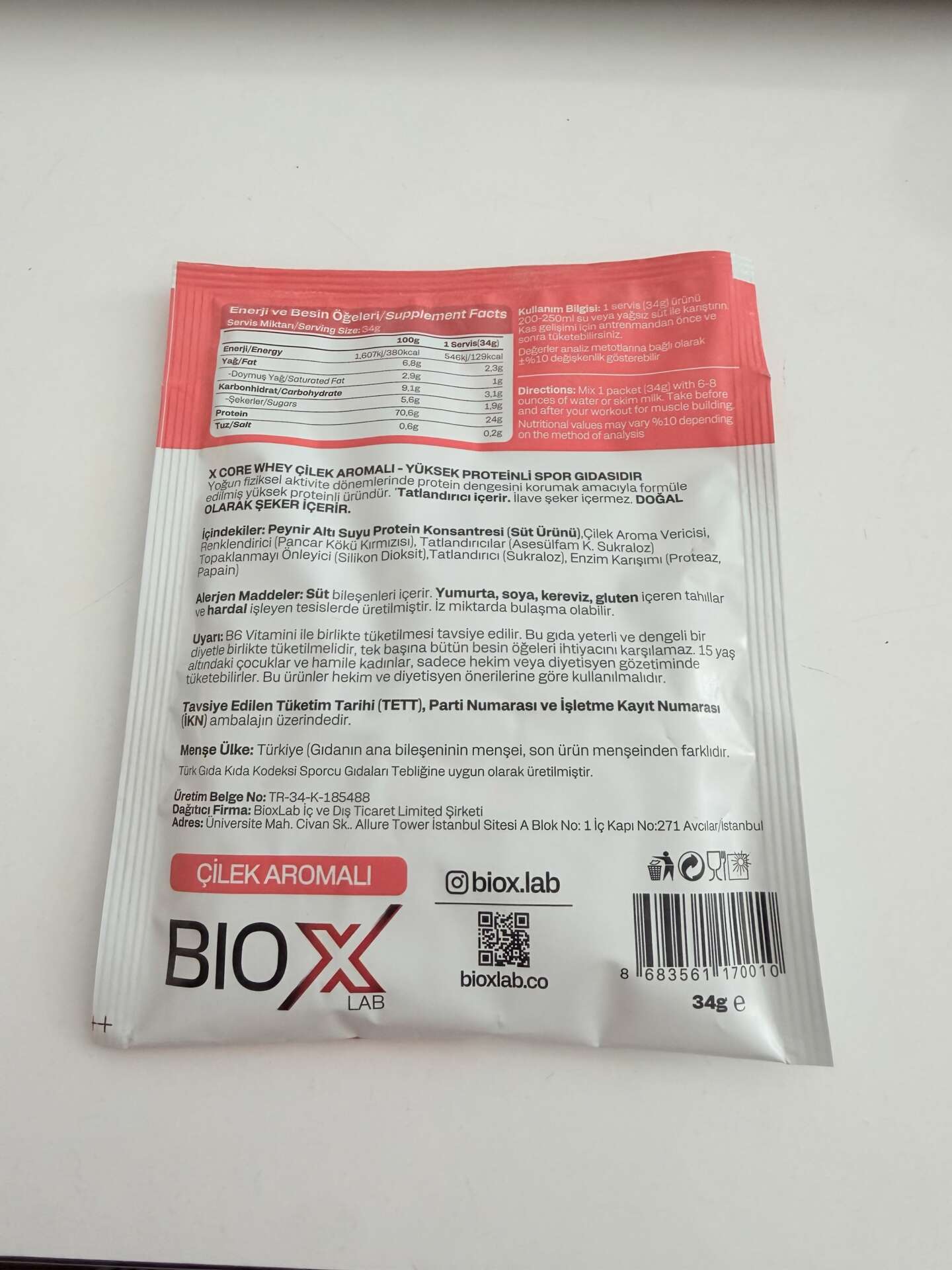 Biox Whey Şase Form Çilekli 10-20-30’lu Paket Al Yanında Taşı Pratik Çözüm Protein Tozu - Görsel 3