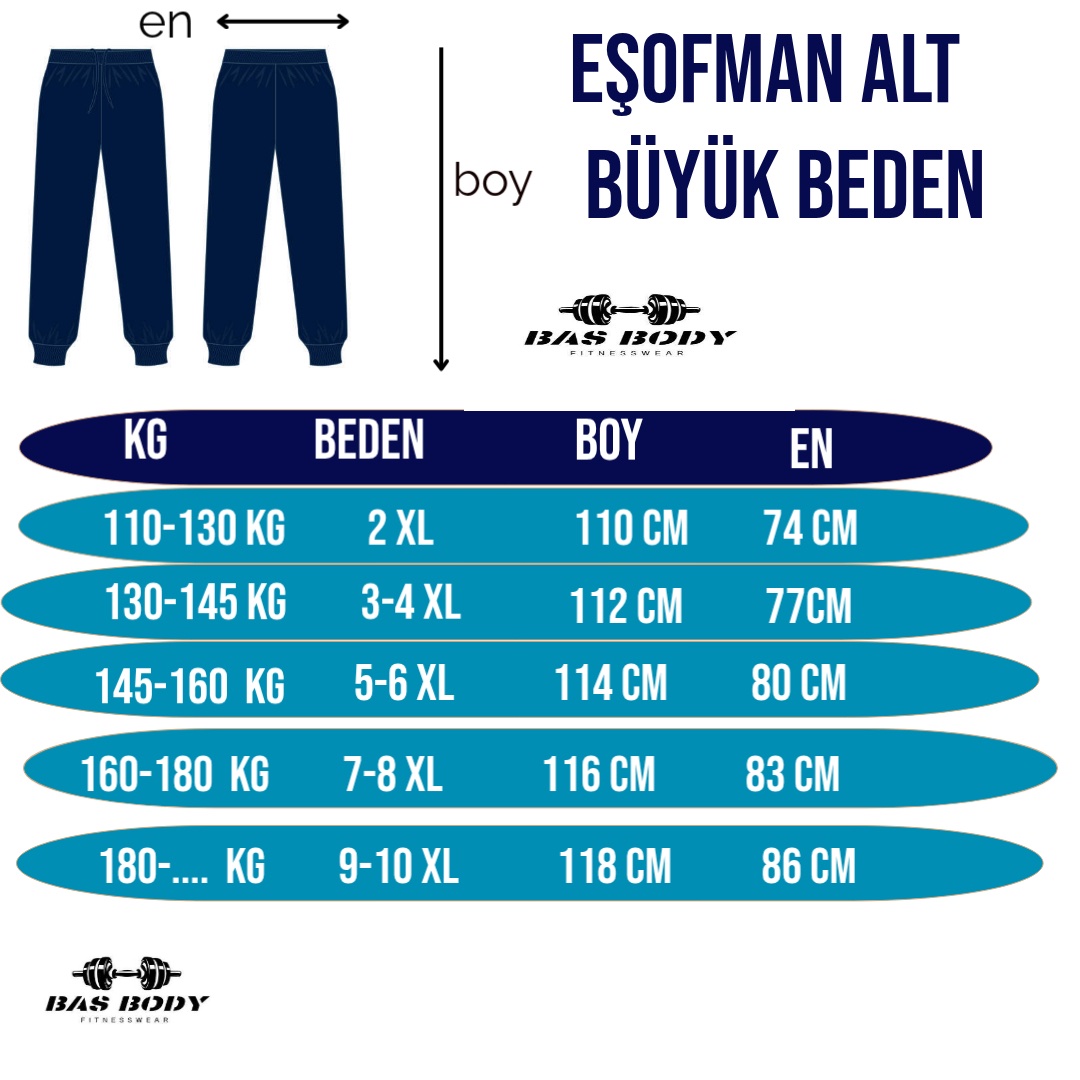 Battal Büyük Beden Kamuflaj Fermuarlı Takım (2’li Set) Kargo Cep Eşofman Alt Özel Seri Büyük Beden - Görsel 8