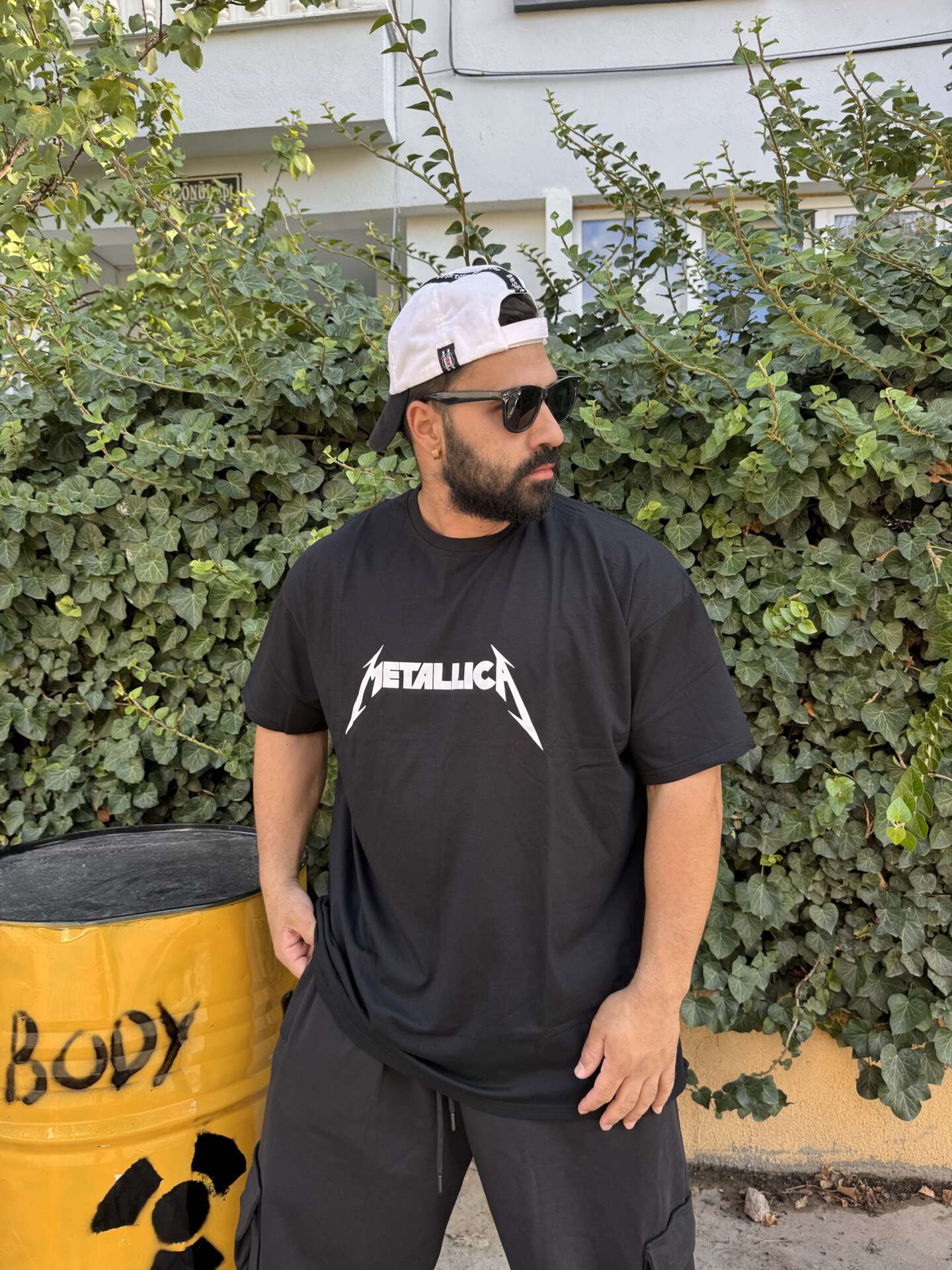 Metallica 🎸Kısa Kol Siyah %100 Pamuk Büyük Beden Kısa Kol Tişört